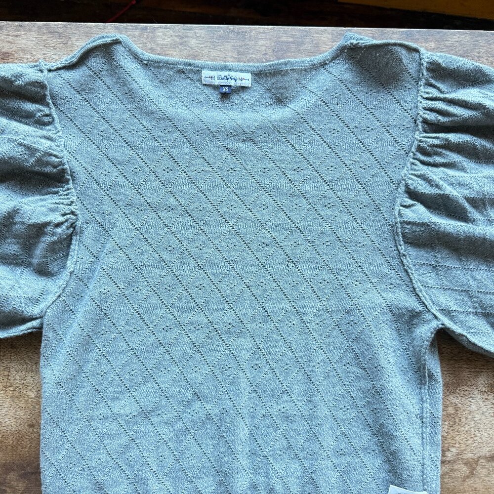 BUILT BY WENDY Grey light wool sweater, Size XS